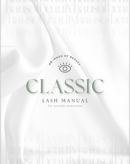Classic Lash Training Manual (E-book)
