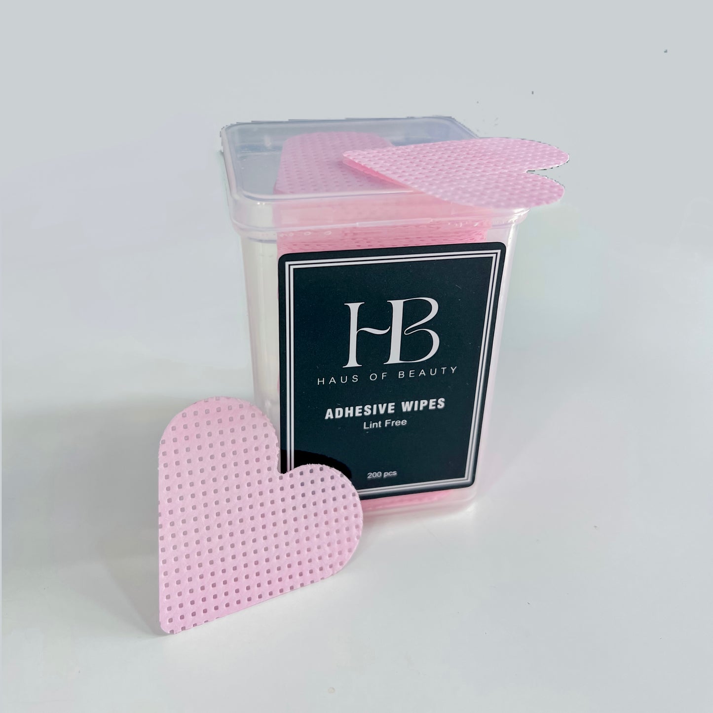 Heart-Shaped Adhesive Wipes