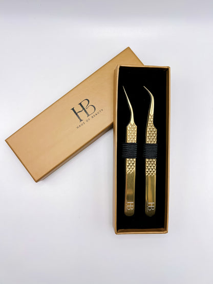 Golden Bronze Isolation Tweezers