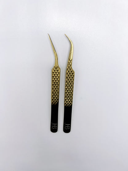 Golden Bronze Isolation Tweezers